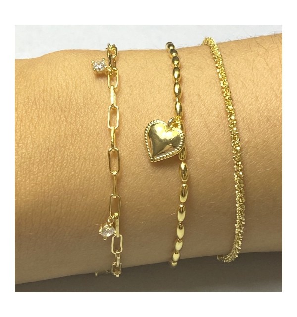 PULSERA KEYRA gold | Bymarta.es