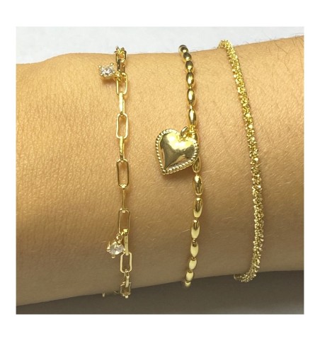 BRACELET KEYRA GOLD | Bymarta.es