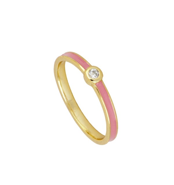 RING SASHA PINK GOLD | Bymarta.es