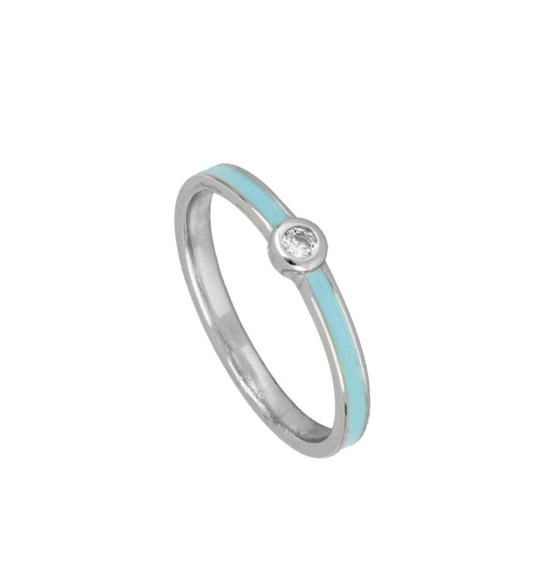ANILLO SASHA BLUE SILVER | Bymarta.es