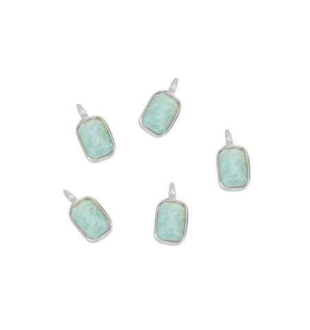 TICK AMAZONITE CHARM SILVER | Bymarta.es