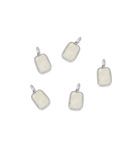 TICK PIEDRA LUNA CHARM SILVER | Bymarta.es