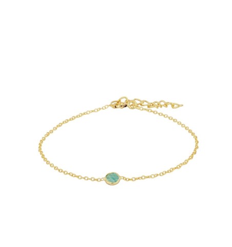 BRACELET SIRA AMAZONITE GOLD | Bymarta.es