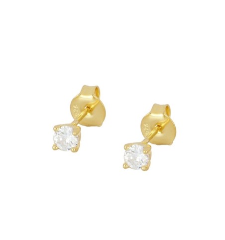 EARRING MILI BLANCO GOLD | Bymarta.es