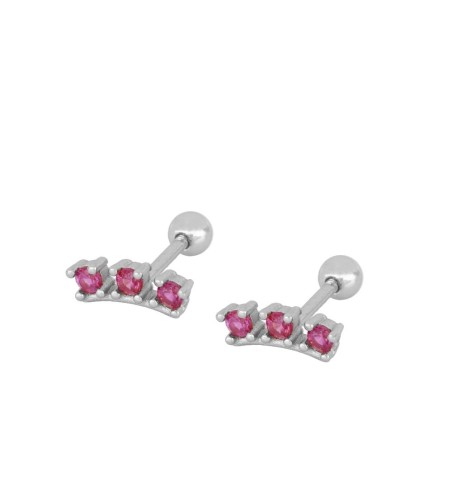 EARRING AIMAR SILVER | Bymarta.es