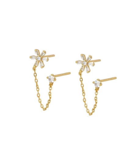 EARRING TAHIA GOLD | Bymarta.es