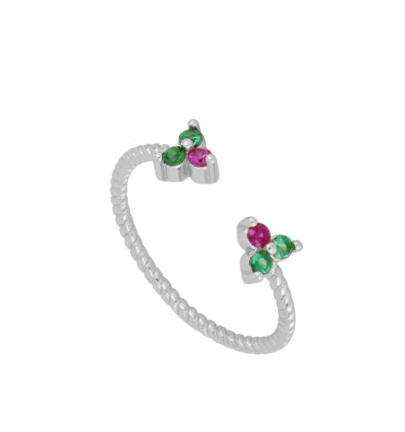 ANILLO RUTH COLORS SILVER| Bymarta.es