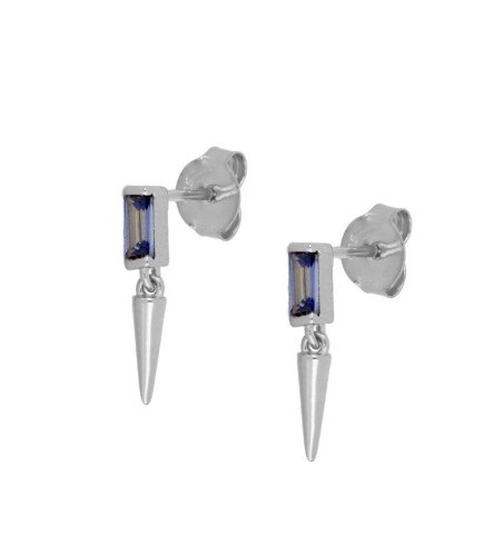 Pendiente mini, disponible en plata de primera ley.