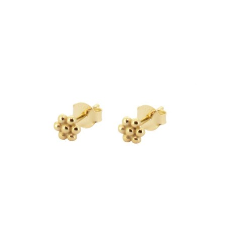 EARRING FLOWER MINIS GOLD | Bymarta.es