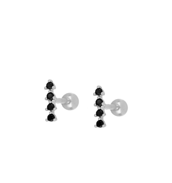 EARRING KENIA PIERCING SILVER| Bymarta.es