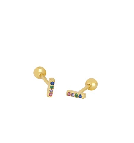 EARRING DALIA PIERCING GOLD | Bymarta.es