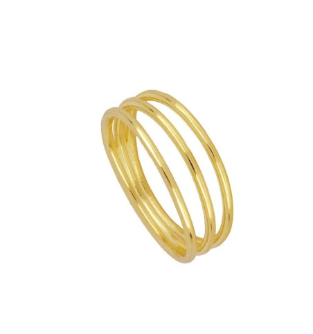 RING THREE GOLD | Bymarta.es
