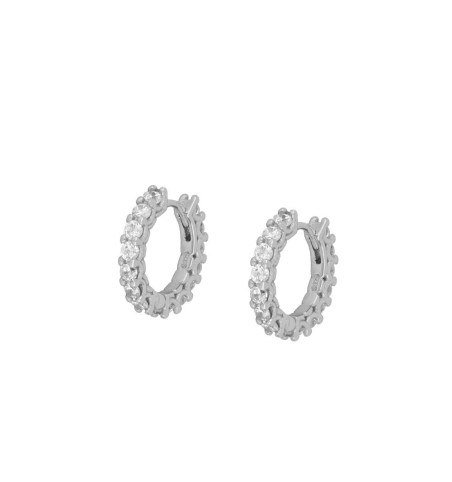 EARRING AYANA SILVER | Bymarta.es