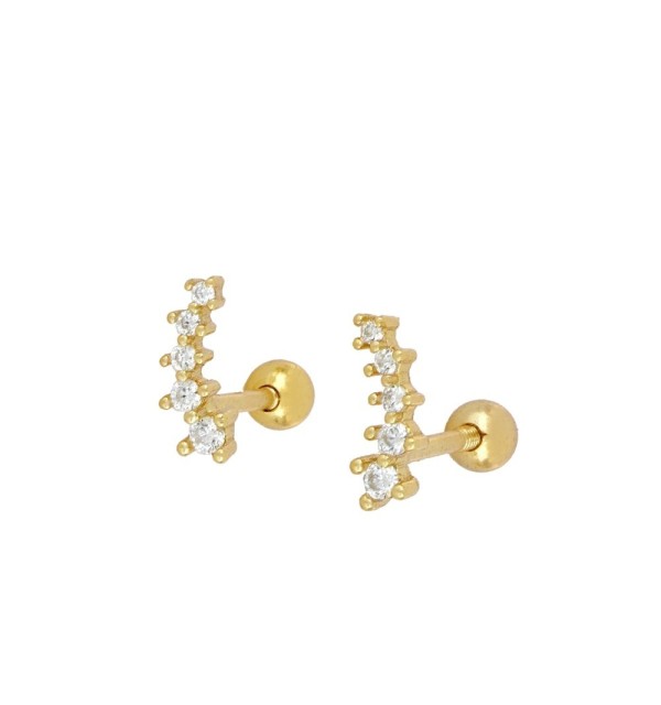 EARRING INNA PIERCING GOLD | Bymarta.es