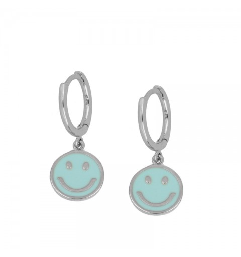 SMILEY LOVE HOOPS GOLD
