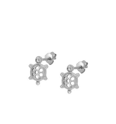 EARRING FIBI MINIS SILVER | Bymarta.es