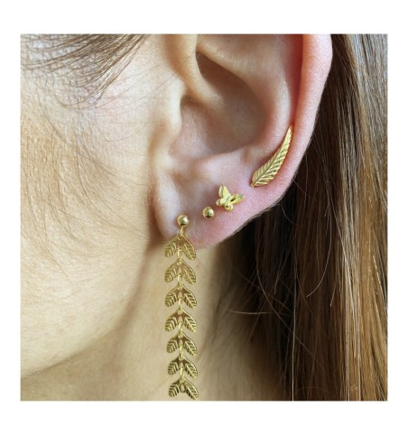 EARRING SHIV GOLD | Bymarta.es