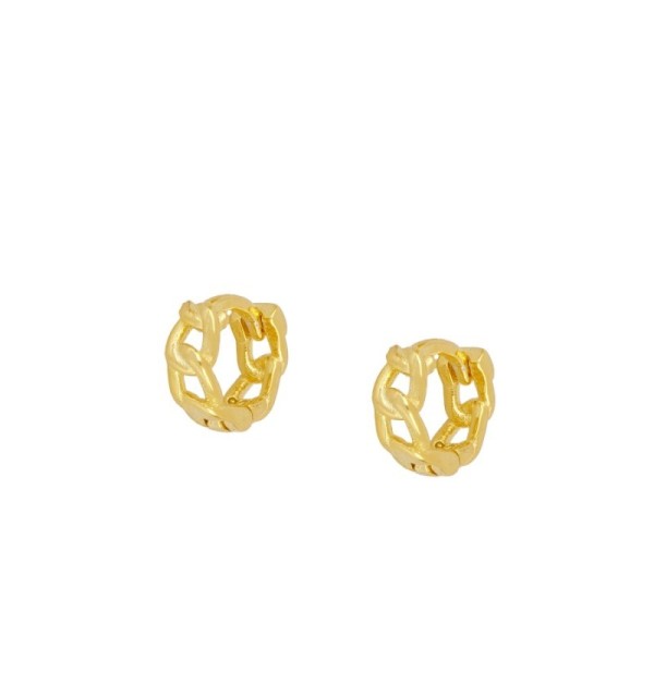 PENDIENTES LINK GOLD | Bymarta.es