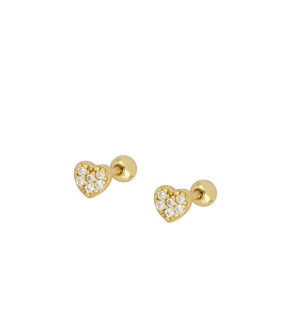 EARRING CALON PIERCING GOLD | Bymarta.es
