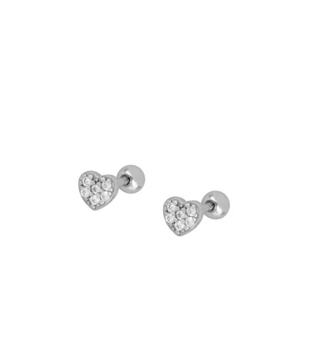 EARRING CALON PIERCING SILVER | Bymarta.es