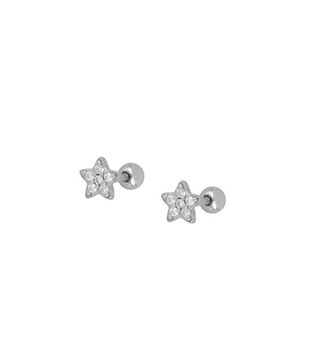 EARRING SEREN PIERCING SILVER | Bymarta.es