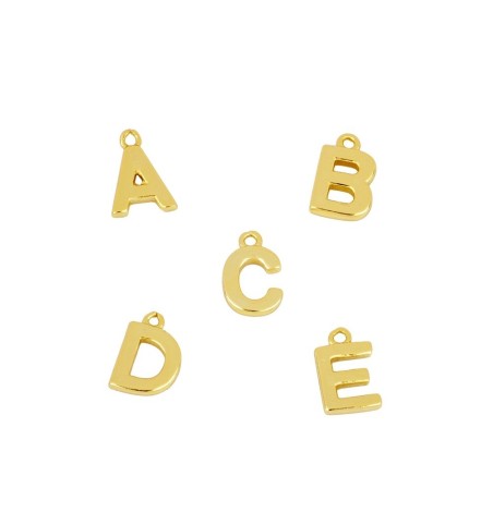 LETRA CHARM GOLD | Bymarta.es