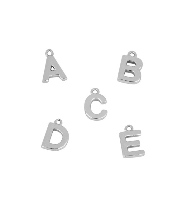 LETRA CHARM SILVER| Bymarta.es