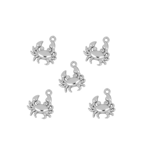 CRAB CHARM SILVER | Bymarta.es