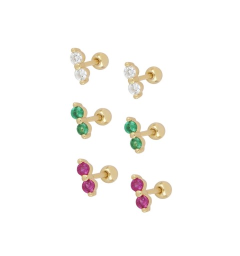 PENDIENTE SAHAR PIERCING GOLD | Bymarta.es