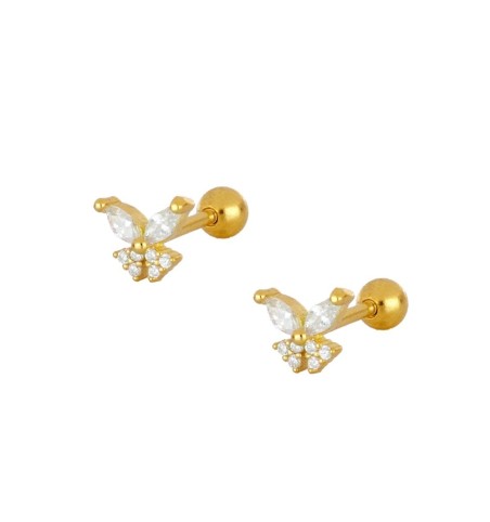 EARRING MALAK PIERCING GOLD | Bymarta.es