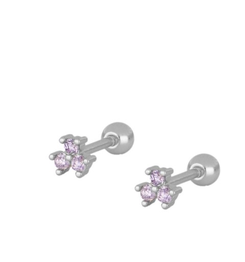 EARRING AKIRA PIERCING silver | Bymarta.es 2