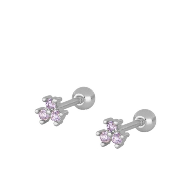 EARRING AKIRA PIERCING silver | Bymarta.es