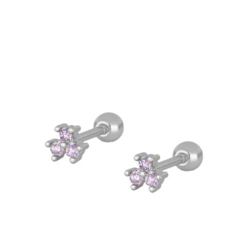 EARRING AKIRA PIERCING silver | Bymarta.es