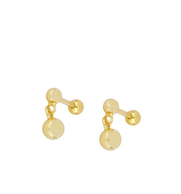EARRING HAIMI PIERCING GOLD | Bymarta.es