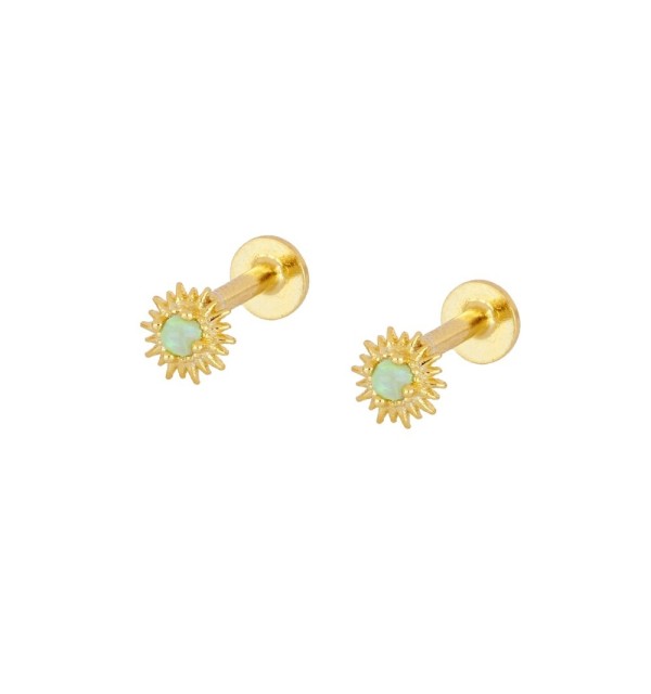 EARRING ENORA PIERCING GOLD | Bymarta.es