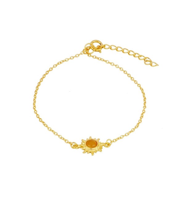 BRACELET  GAIA ORANGE GOLD | Bymarta.es