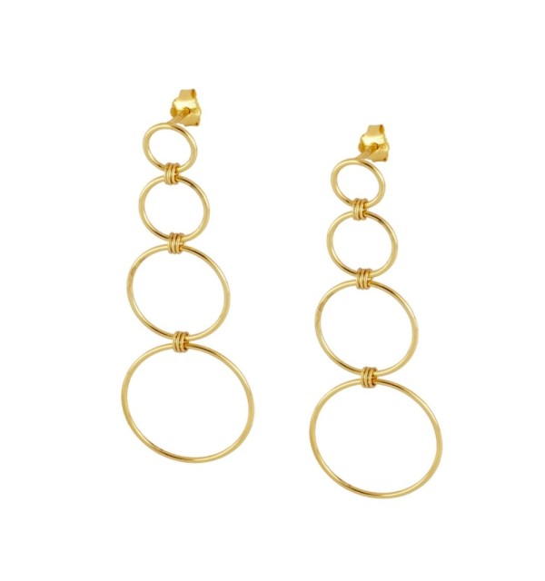 EARRING EVELIN GOLD | Bymarta.es