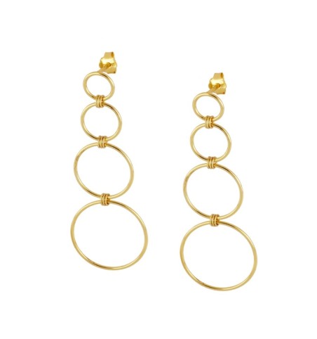 EARRING EVELIN GOLD | Bymarta.es
