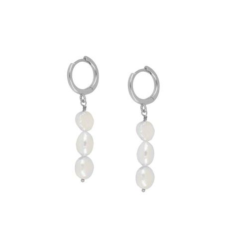 EARRING ENIT SILVER | Bymarta.es