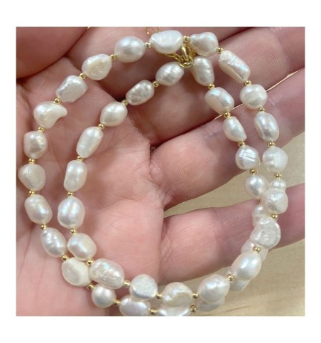 NECKLACE LIV GOLD | Bymarta.es