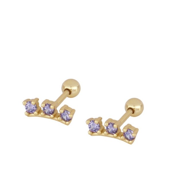 EARRING AIMAR GOLD | Bymarta.es