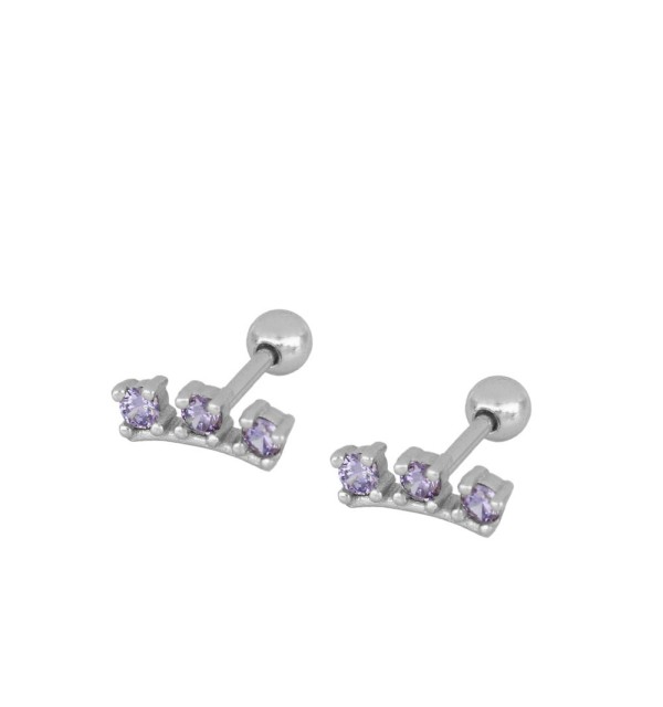 EARRING AIMAR SILVER | Bymarta.es