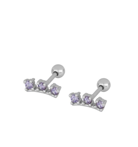 EARRING AIMAR SILVER | Bymarta.es