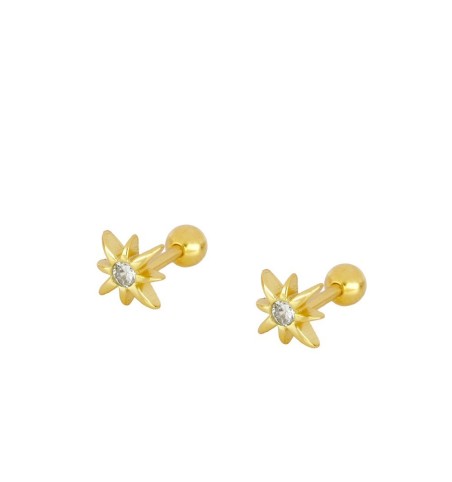 EARRING ATRIA PIERCING GOLD | Bymarta.es
