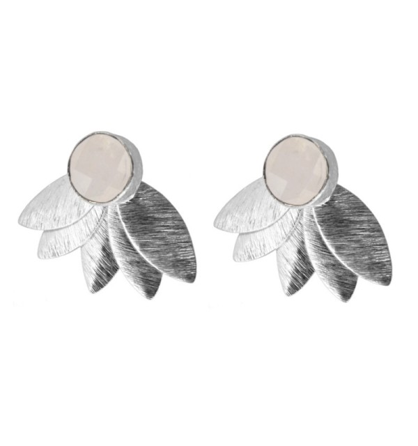 EARRING PALMIRA SILVER | Bymarta.es