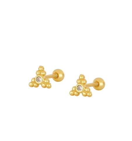 EARRING GRISEL PIERCING GOLD | Bymarta.es