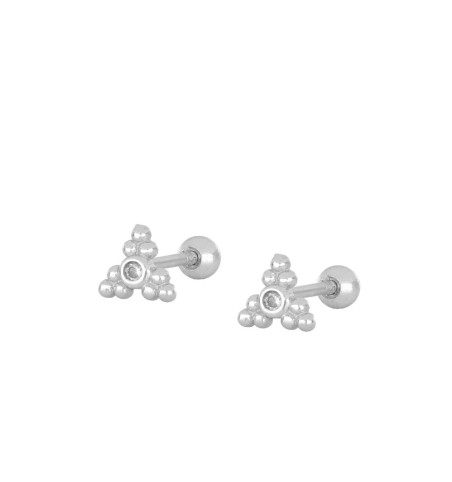 EARRING GRISEL PIERCING SILVER | Bymarta.es