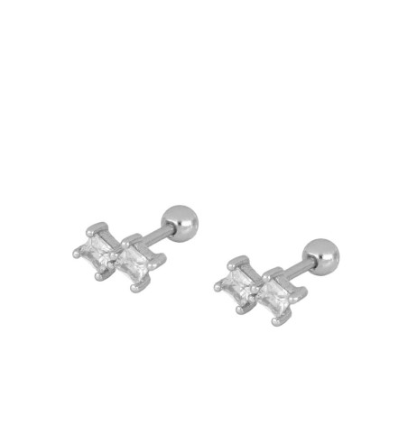 Pendiente piercing mini, disponible en plata de primera ley