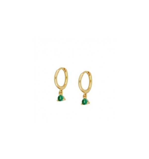 EARRING TOPI HOOPS GOLD | Bymarta.es