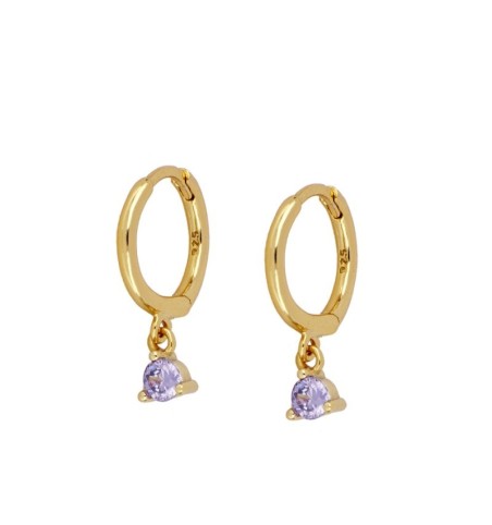 EARRING TOPI HOOPS GOLD | Bymarta.es